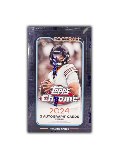 2024 Topps Chrome Football Hobby Box