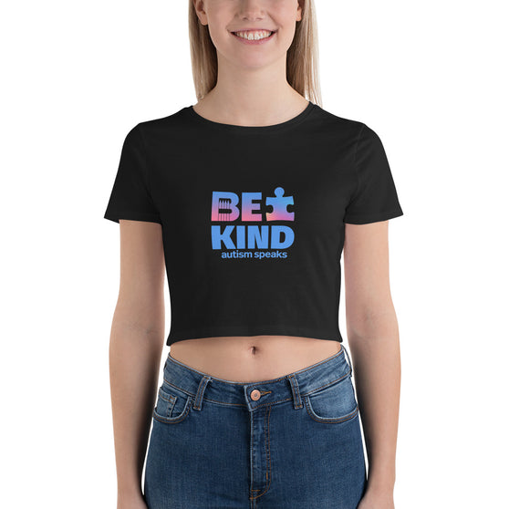 Autism Speaks Be Kind Women’s Crop Tee